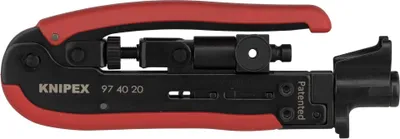 Obrázok produktu pre Knipex 97 40 20 SB, Čierna, Červená, BNC, F-typ, RCA, 175 mm, 430 g