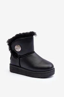 Produktbild von Kinder Schneestiefel Mit Fellfutter Schwarz Big Star MM374082 Gefüttert 30