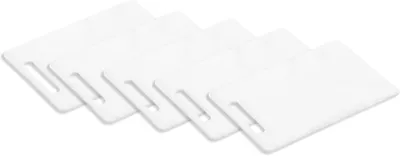 Immagine prodotto di Kesper 30460 - Set da 5 taglieri in plastica, colore bianco, dimensioni 24 x 15 x 0,5 cm