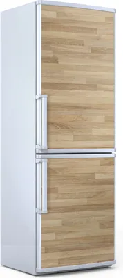 Produktbild von Magnete Dekorative - 60 cm x 180 cm - Küche Magnetmatte Kühlschrankmagnete - Helles Holz
