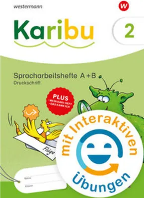 Produktbild von Karibu. Spracharbeitshefte 2 Druckschrift mit interaktiven Übungen