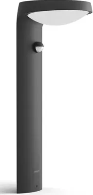 Zdjęcie produktu dla Philips Lampa słupkowa/przyścieżkowa Tyla 9 W, Zewnętrzne oświetlenie postument/słup, Antracyt, Metal, IP44, Patio, Ogród, I