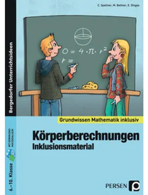 Produktbild von Körperberechnungen - Inklusionsmaterial