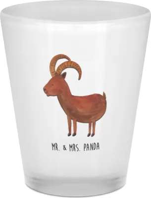 Produktbild von Mr. & Mrs. Panda Shotglas Sternzeichen Steinbock - Transparent - Geschenk, Stamper, Bock, Geburtstag Dezember, Ziege, Schnapsglas, Pinnchen, Steinböcke, Januar, Stamperl
