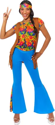 Produktbild von Hippie Girl Lucy 70er Jahre Damenkostüm