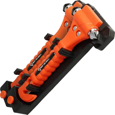 Produktbild von First Aid Only 2 in 1 Notfallhammer mit Gurtschneider (2er Set)