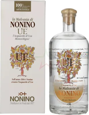 Produktbild von Nonino Grappa ÚE Monovitigno la Malvasia 38 % 0,70 Liter