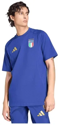Produktbild von T-Shirt Adidas Italy Tiro Travel Tee "Victory Blue" für Uni