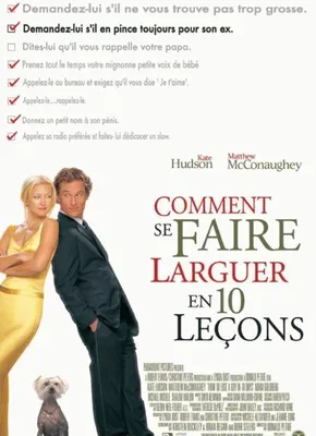 Obrázok produktu pre Ako sa nechať odkopnúť v 10 lekciách – 116 x 158 cm – Originálny filmový plagát