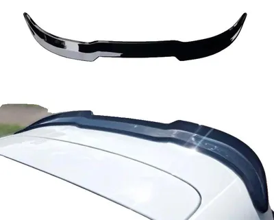 Imagen del producto de Spoiler para techo, fabricado en plástico ABS de alta calidad, dimensiones: 120 cm x 10 cm x 5 cm, compatible con los modelos Ford Fiesta MK8 ST/ST-Line de 2019 a 2026, diseño aerodinámico, montaje directo sin necesidad de modificaciones