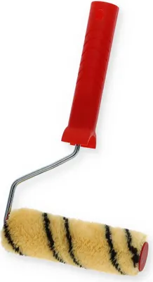 Produktbild von Farbrolle Polyacryl 9mm mit Bügel 15 cm Maler Streich Rolle Dispersion Latex Farbe Lack