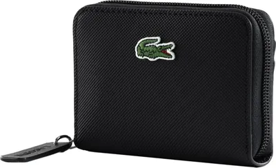 Produktbild von LACOSTE Geldbörse L.12.12 Concept Zip Coin Wallet Noir schwarz