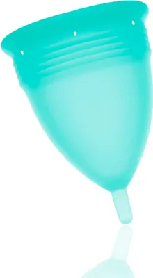 Productafbeelding van STERCUP - FDA-goedgekeurde siliconen menstruatiebeker, maat S, aquamarijn