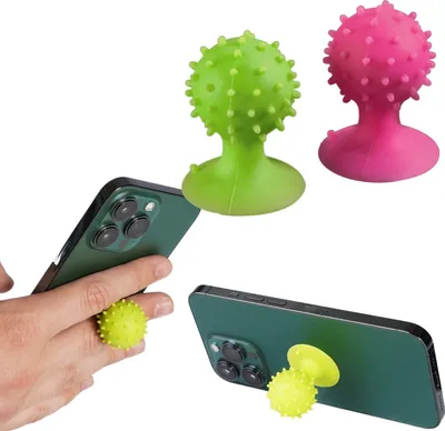 Obrázek produktu pro sada 2 přísavných držáků zelená/růžová