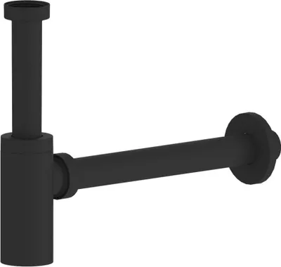Produktbild von Sapho KING Waschtisch-Siphon 5/4", Durchmesser 32mm, ABS / schwarz matt