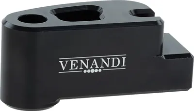 Image de Entretoise Venandi CNC, butée de frein arrière, noire pour Simson