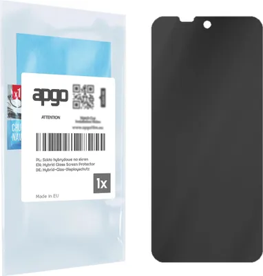 Produktbild von apgo Displayschutzglas Anti-Spähen Schutzglas für Oukitel WP15 - Blickschutzglas Bildschirmschutz, 7H Hybrid Schutzglas mit Keramikbeschichtung [Matt, Full Glue, Anti-Spy]