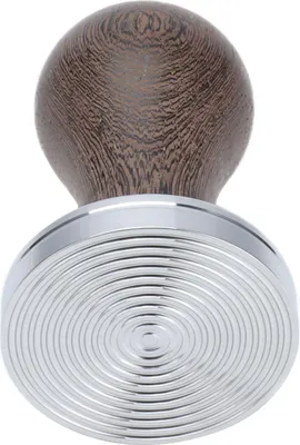 Obrázok produktu pre 53 mm tamper na kávu z nehrdzavejúcej ocele - drevená rukoväť