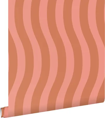 Immagine prodotto di ESTAhome carta da parati strisce ondulate rosa 50 x 900 cm