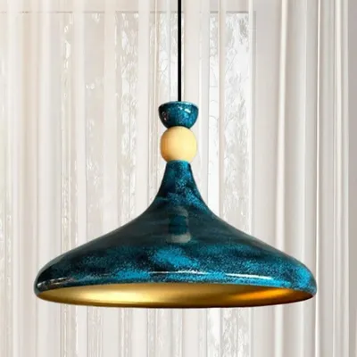Produktbild von Pendelleuchte Ø35 cm Metall E27 Moderne Lampe, Ohne Leuchtmittel