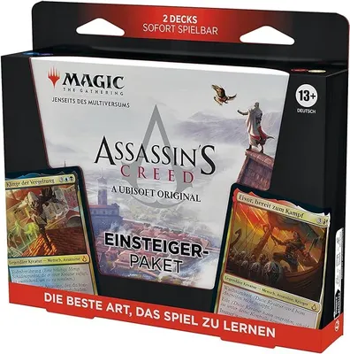 Produktbild von Magic The Gathering Assassins Creed Starter Kit deutsch