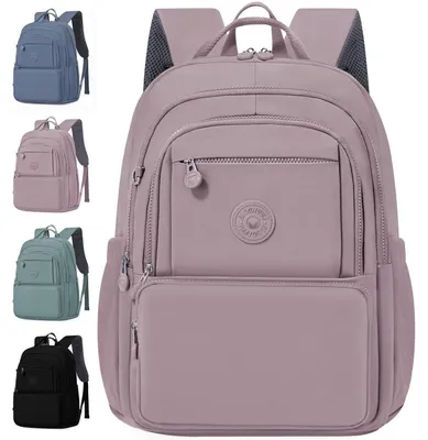 Produktbild von Schulrucksack Teenager mit Laptopfach, wasserdicht, 24 Liter, A-rosa