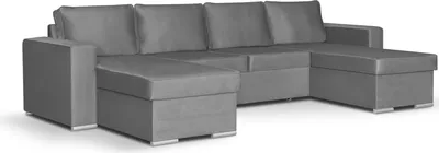 Produktbild von U-Ecksofa mit Schlaffunktion PANORAMIX-U - Grau