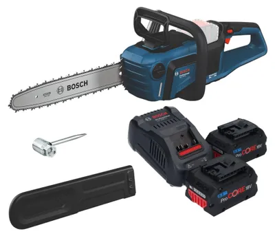 Produktbild von Bosch GKE 18V-40 Professional Akku Kettensäge 18 V 40 cm Brushless + 2x ProCORE Akku 5,5 Ah + Ladegerät
