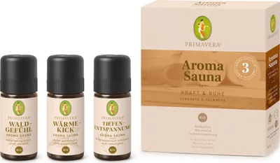 Produktbild von Primavera Aroma Sauna Set 3x Kraft & Ruhe