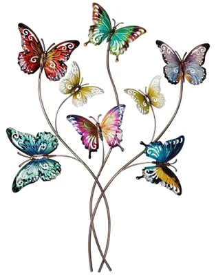Produktbild von Wandobjekt, Schmetterling Design, bunt H 73 cm