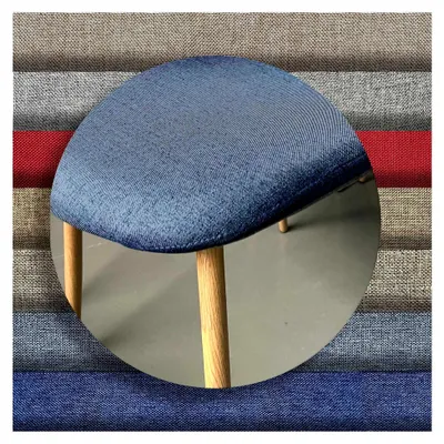 Produktbild von Polsterstoff 2x1,40 m. Möbelstoff Meterware. Stoff für Sofa, Sessel, Kissen. Reißfest und widerstandsfähig. Dekoratives Canvas-Gewebe (Farbe blau)
