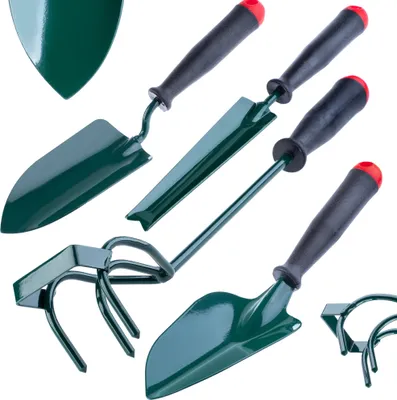 Image de KADAX Kit d'outils de jardinage 4en1 Coupe-spatule Amendement de sol