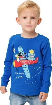 Obrázok produktu pre Chlapčenské tričko s dlhým rukávom Fly With Me blue