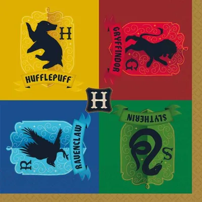 Immagine prodotto di Harry Potter - 'Case' 16 tovaglioli - 33 x 33 cm