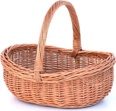 Produktbild von JIPRO® Weidenkorb für Geschenke Prezent VI. - B 43 x T 36 x H 17/35(cm)