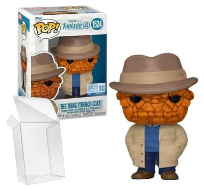 Produktbild von Funko Pop! Marvel: Fantastic 4: First Steps - The Thing (Trench Coat) #1524