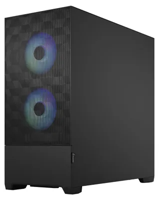 Produktbild von Fractal Design Pop Air, Tower, PC, Schwarz, ATX, micro ATX, Mini-ITX, Stahl, Gehärtetes Glas, Gaming