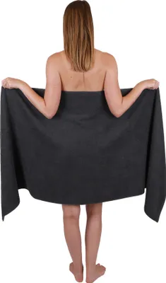 Produktbild von Betz XXL Saunatuch 70 x 200 cm BERLIN  Badetuch 100% Baumwolle Farbe – graphit
