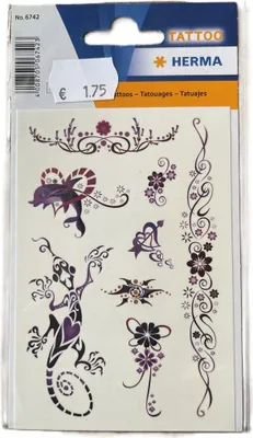 Produktbild von Herma 6742 Tattoos - Black Art - Filigran