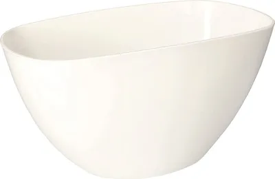 Obrázok produktu pre KOTARBAU® 200x130mm Eliptická miska na kvety a rastliny Biela