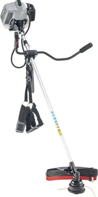 Produktbild von AL-KO Benzin-Motorsense BC 500 B (41 cm Schnittbreite Faden, 25 cm Schnittbreite Messer, 1.9 kW Motorleistung, 50.8 ccm Hubraum, 2-Takt Motor, verstellbarer Bike-Griff, inkl. Tragegurt mit Hüftschutz)