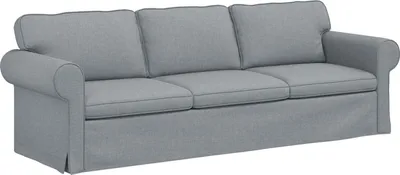 Produktbild von vidaXL Sofa Hellgrau 245 x 82 x 80 cm Stoff