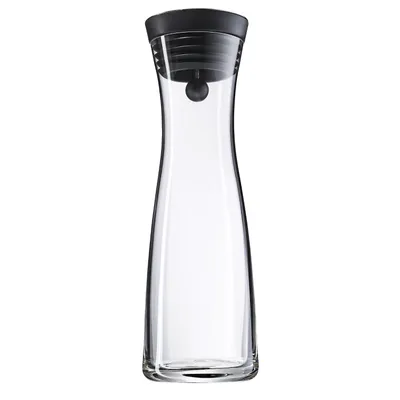 Produktbild von WMF 0617706040, Karaffe, 1 l, Schwarz, Transparent, Glas, 135 mm, 380 mm