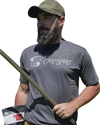 Zdjęcie produktu dla Koszulka z krótkim rękawem Carp Spirit Cs, szara, rozmiar L, męska, szara, rozmiar L