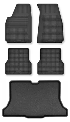 Obrázek produktu pro Vaničkové autokoberce + vana kufru pro: Nissan Tiida C11 2007-2012 hatchback 5 ks