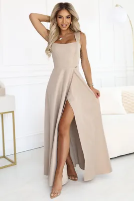 Produktbild von Numoco Formelle Frauenkleider Aurelia beige L