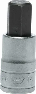 Produktbild von Sechskant-Steckschlüsseleinsatz mit 1/2"-Antrieb, 14 mm