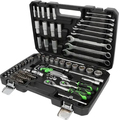 Zdjęcie produktu dla Zestaw kluczy nasadowych COMPETITION 1/4" + 3/8", 91 szt