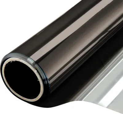 Produktbild von INF Folia okienna chroniąca prywatność, chroniąca przed słońcem, efekt lustra 60x200 cm Czarny