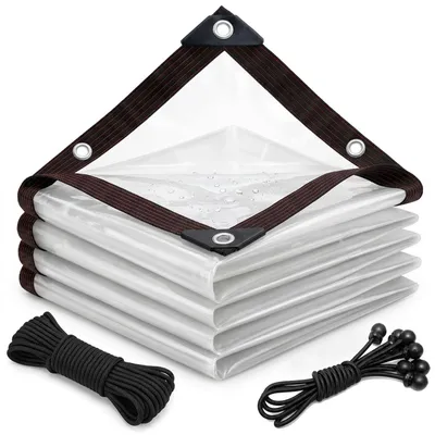 Obrázok produktu pre Vodotesné priehľadné plachty, 1,2 x 2 metre